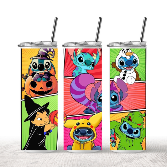 Stitch Halloween Tumbler