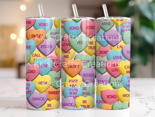 Candy Heart Tumbler