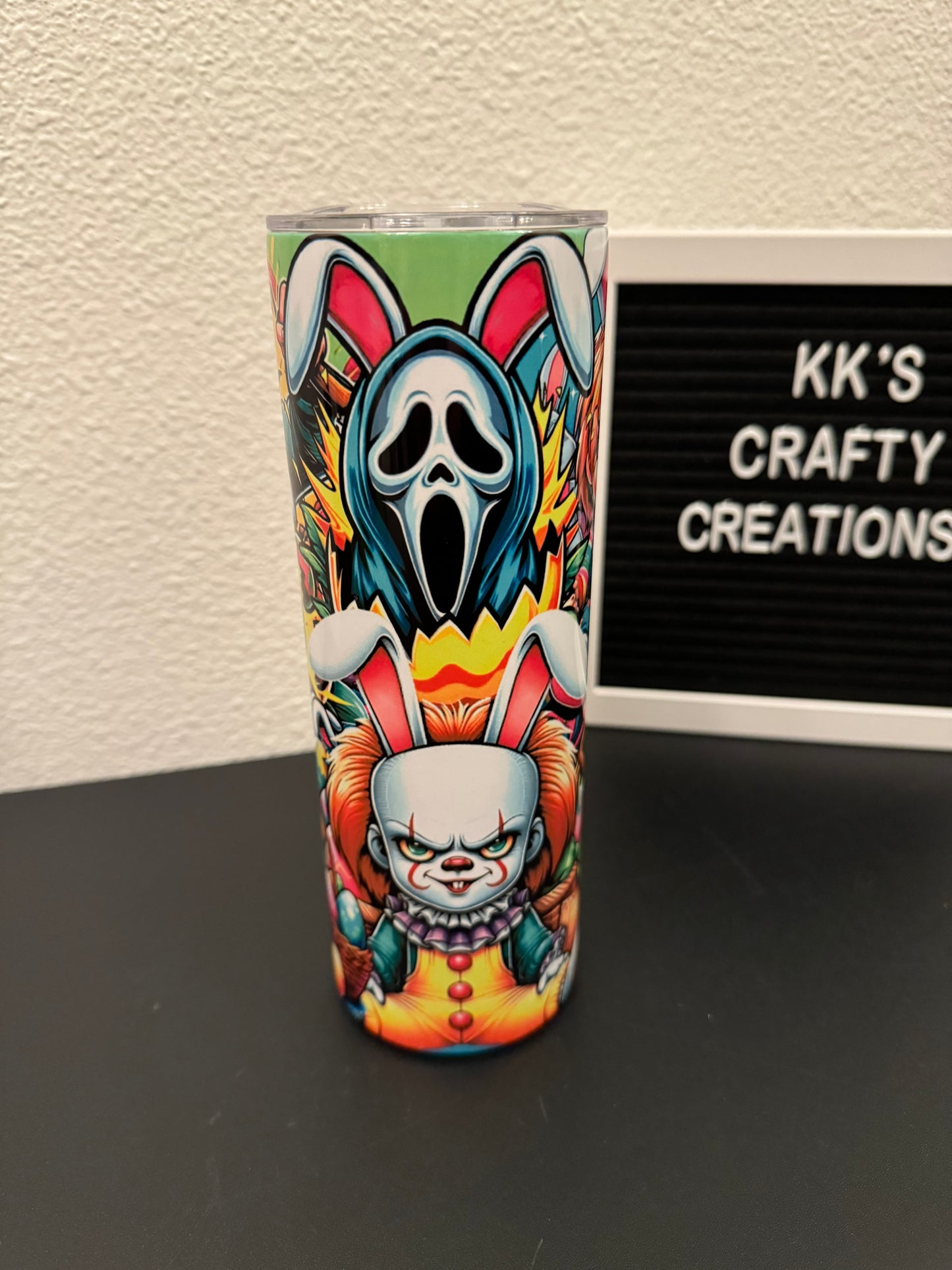 Easter Horror Tumbler