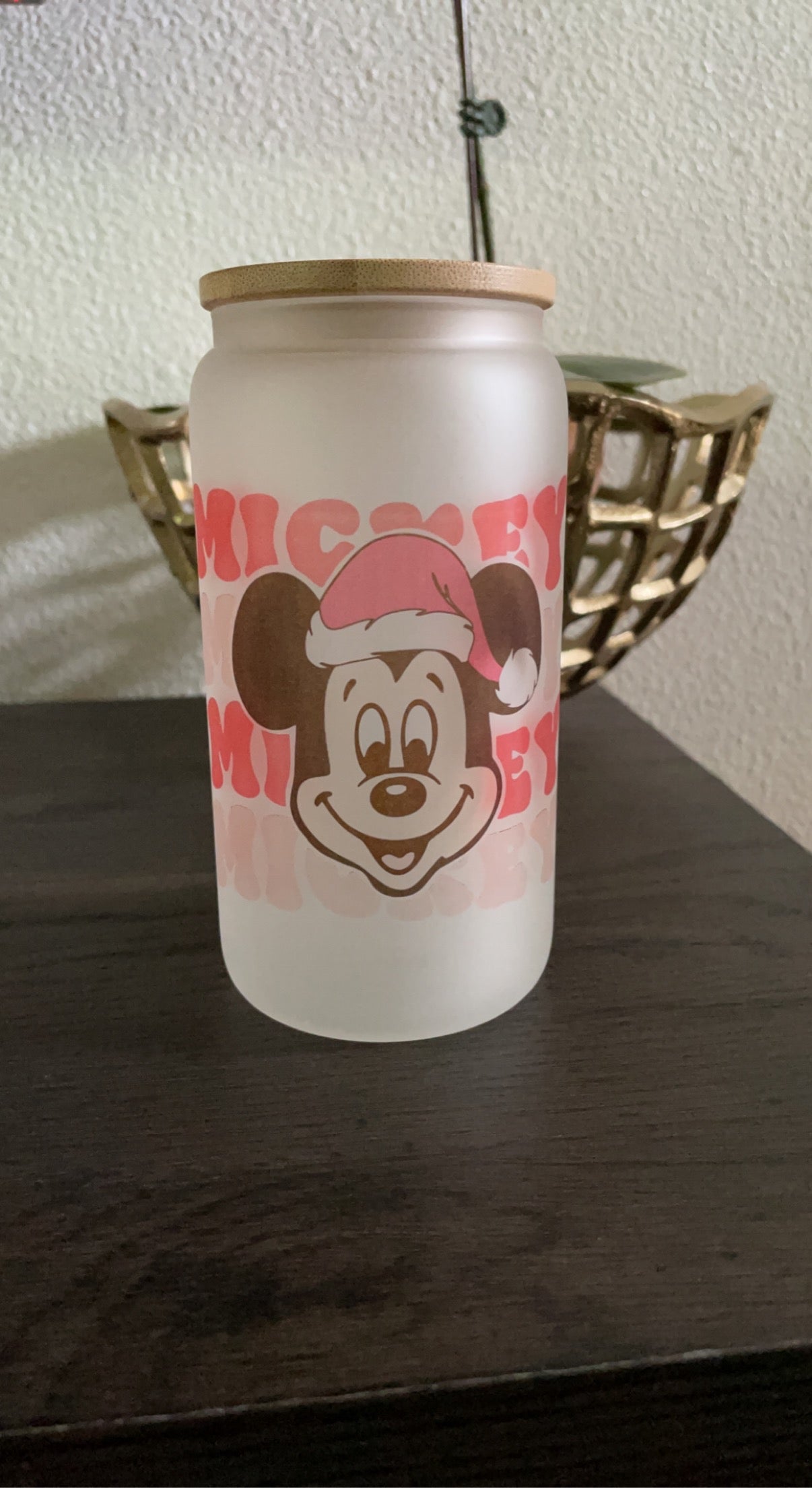 Retro Mouse Glass Can