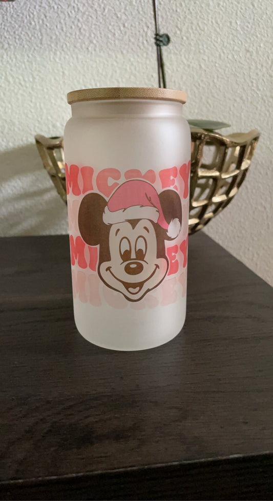 Retro Mouse Glass Can